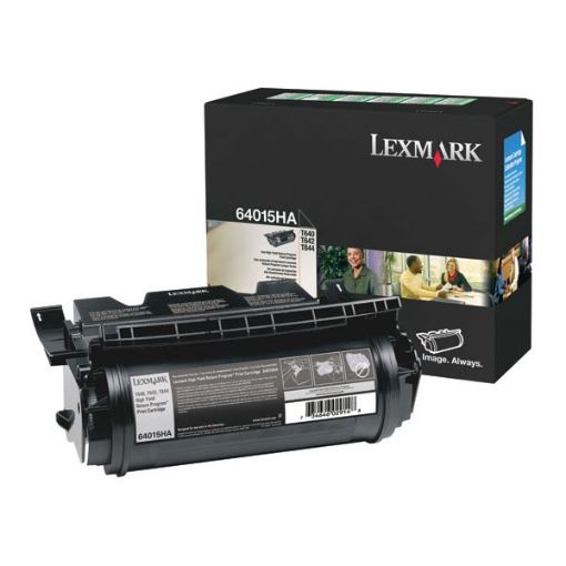 Picture of Lexmark 64015HA High Yield Black Toner Cartridge