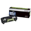 Picture of Lexmark 60F1H00 (Lexmark #601H) High Yield Black Toner Cartridge