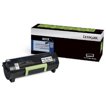 Picture of Lexmark 60F1X00 (Lexmark #601X) Extra High Yield Black Toner Cartridge