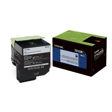 Picture of Lexmark 70C1XK0 (Lexmark #701XK) Black Toner Cartridge