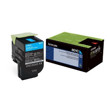 Picture of Lexmark 80C10C0 Cyan Toner