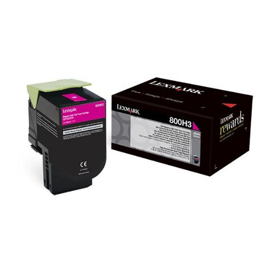 Picture of Lexmark 80C0H30 High Yield Magenta Toner