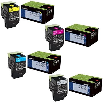 Picture of Lexmark 80C00KG (TAA Compliant Version 80C10K0) Black Toner Cartridge