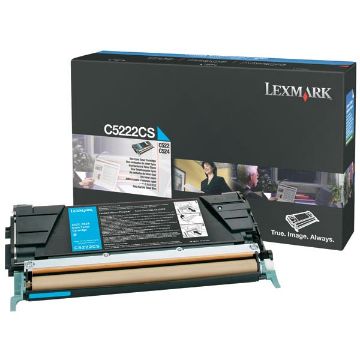 Picture of Lexmark C5222CS Cyan Toner Cartridge