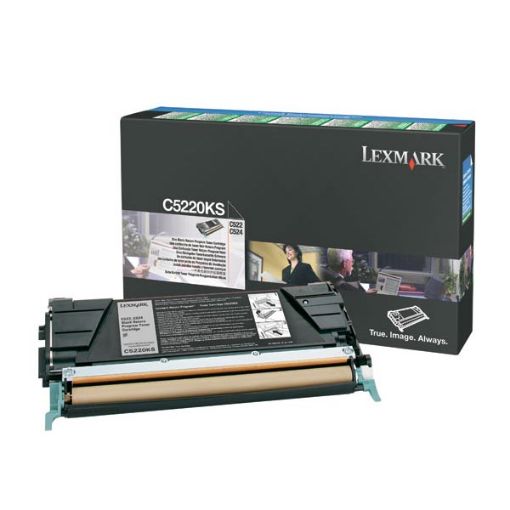 Picture of Lexmark C5220KS Black Toner Cartridge