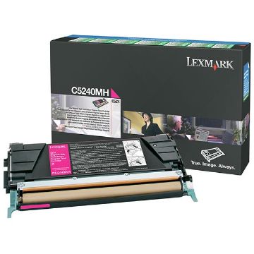 Picture of Lexmark C5246MH High Yield Magenta Toner