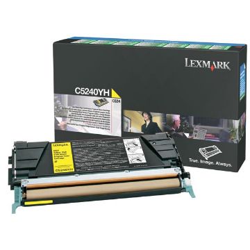 Picture of Lexmark C5240YH Yellow Toner