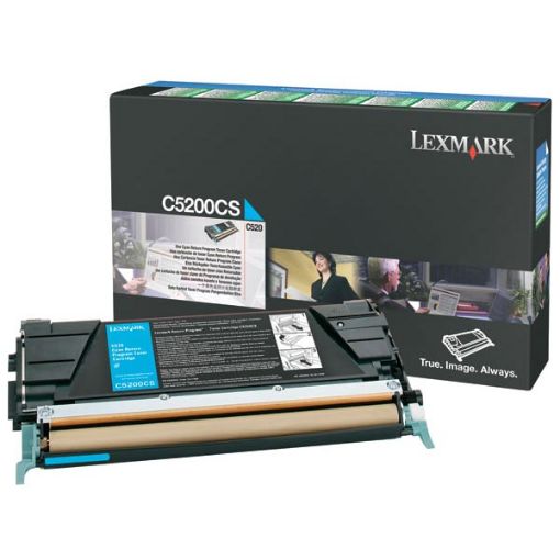 Picture of Lexmark C5200CS Cyan Toner Cartridge