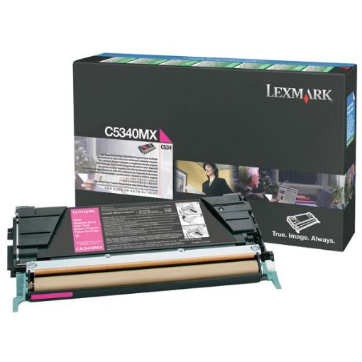 Picture of Lexmark C5340MX High Yield Magenta Laser Toner Cartridge