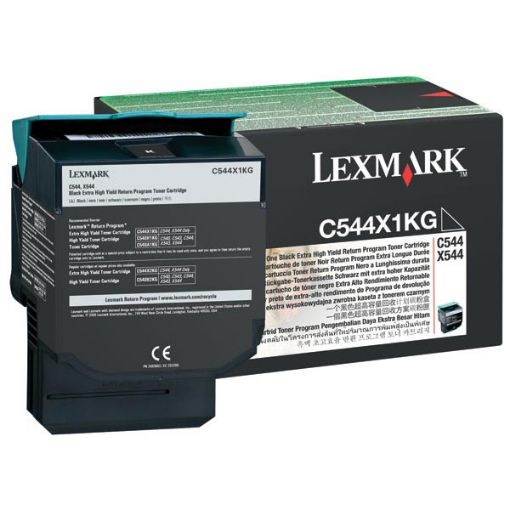 Picture of Lexmark C544X1KG Black Toner Cartridge