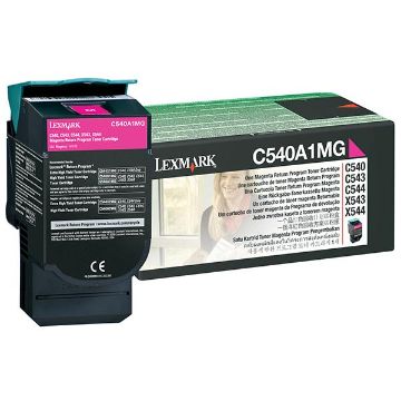 Picture of Lexmark C540A1MG Magenta Toner Cartridge