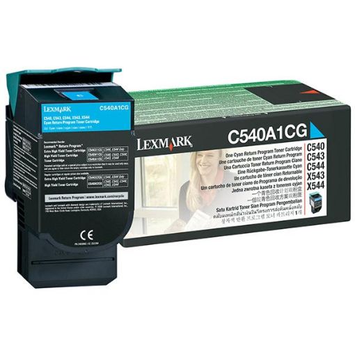 Picture of Lexmark C540A4CG Cyan Toner Cartridge