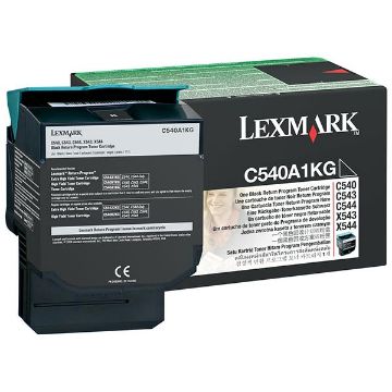 Picture of Lexmark C540A4KG Black Toner Cartridge