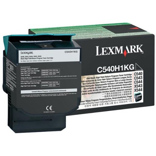 Picture of Lexmark C540H1KG High Yield Black Toner