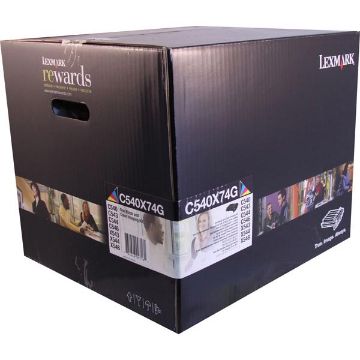 Picture of Lexmark C540X74G Black / Color Imaging Kit