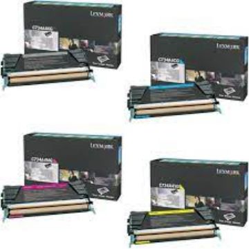 Picture of Lexmark C734A4KG (TAA Compliant Version C734A1KG) Black Toner Cartridge