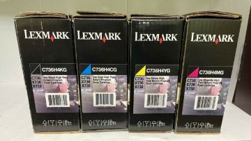 Picture of Lexmark C736H4KG (TAA Compliant Version of C736H1KG) High Yield Black Toner Cartridge