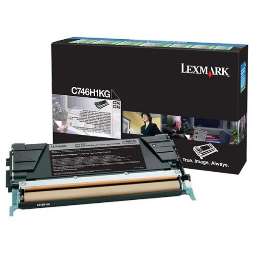 Picture of Lexmark C746H1KG High Yield Black Toner