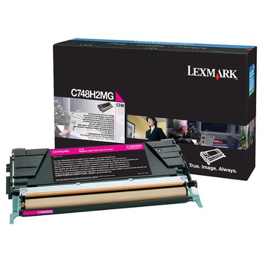 Picture of Lexmark C748H2MG High Yield Magenta Toner