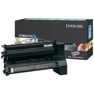 Picture of Lexmark C780A1CG Cyan Print Cartridge