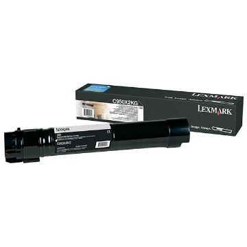 Picture of Lexmark C950X2KG Extra High Yield Black Toner Cartridge