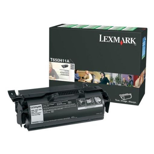 Picture of Lexmark T650H11A High Yield Black Toner Cartridge