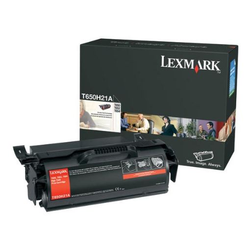 Picture of Lexmark T650H21A High Yield Black Toner Cartridge