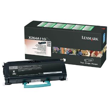 Picture of Lexmark X264A11G Black Toner Cartridge