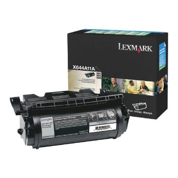 Picture of Lexmark X644A11A Black Print Cartridge