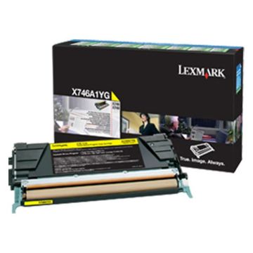 Picture of Lexmark X746A1YG Yellow Toner