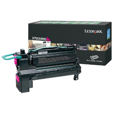 Picture of Lexmark X792X4MG Extra High Yield Magenta Toner