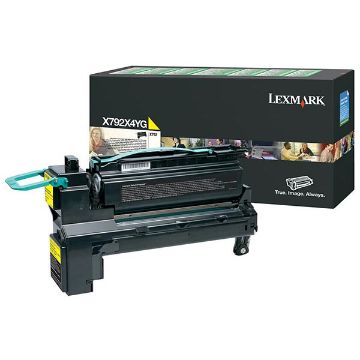 Picture of Lexmark X792X4YG Extra High Yield Yellow Toner