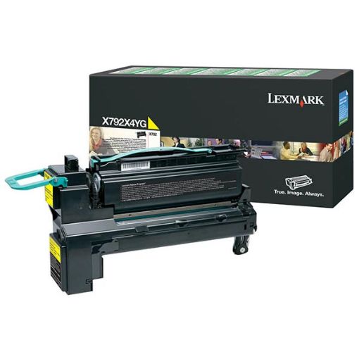 Picture of Lexmark X792X4YG Extra High Yield Yellow Toner