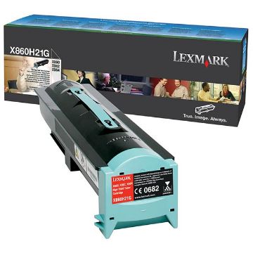 Picture of Lexmark X860H21G Black Toner Cartridge