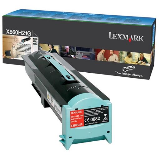 Picture of Lexmark X860H21G Black Toner Cartridge