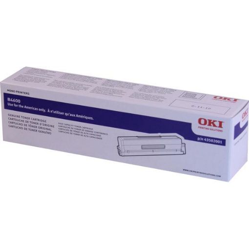 Picture of Okidata 43502001 High Yield Black Toner Cartridge