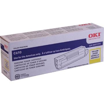 Picture of Okidata 44315301 Yellow Toner Cartridge