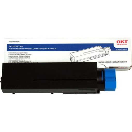 Picture of Okidata 44574901 High Yield Black Toner Cartridge