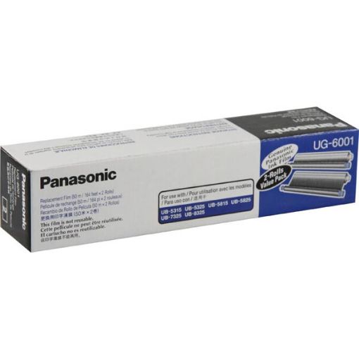 Picture of Panasonic UG-6001 Black Printer Thermal Film Rolls (2 pk)