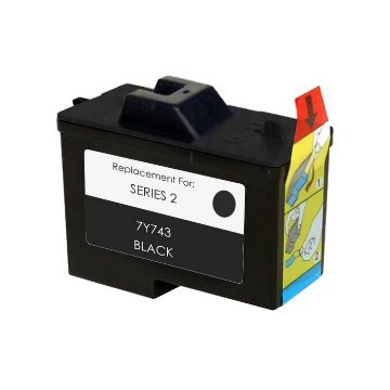 Picture of Compatible 7Y743 (X0502) Black Inkjet Cartridge (600 Yield)