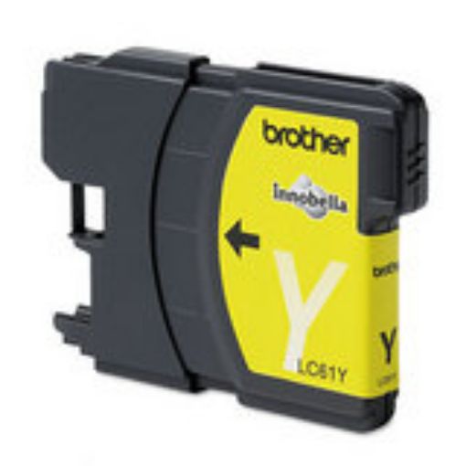 Picture of Compatible LC-65HYY Yellow Inkjet Cartridge (750 Yield)