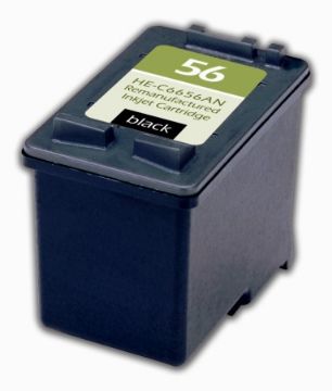 Picture of Compatible C6656AN (HP 56) Black Inkjet Cartridge (450 Yield)