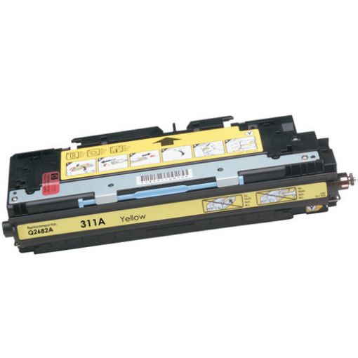 Picture of Compatible Q2682A (HP 311A) Yellow Toner Cartridge (6000 Yield)