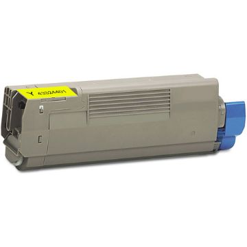 Picture of Compatible 43324401 (Type C8) Yellow Toner (5000 Yield)
