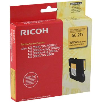 Picture of Ricoh 405535 Yellow Laser Toner Cartridge