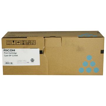 Picture of Ricoh 406345 (Type SPC310A) Cyan Toner Cartridge