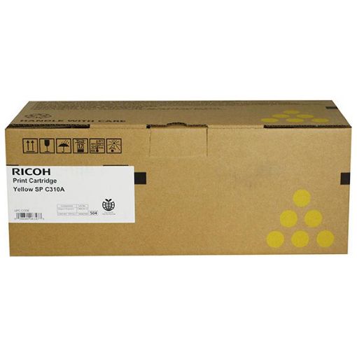 Picture of Ricoh 406347 (Type SPC310A) Yellow Toner Cartridge