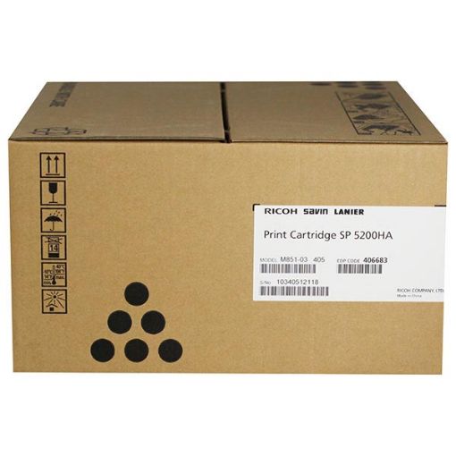 Picture of Ricoh 406683 High Yield Black Toner Cartridge