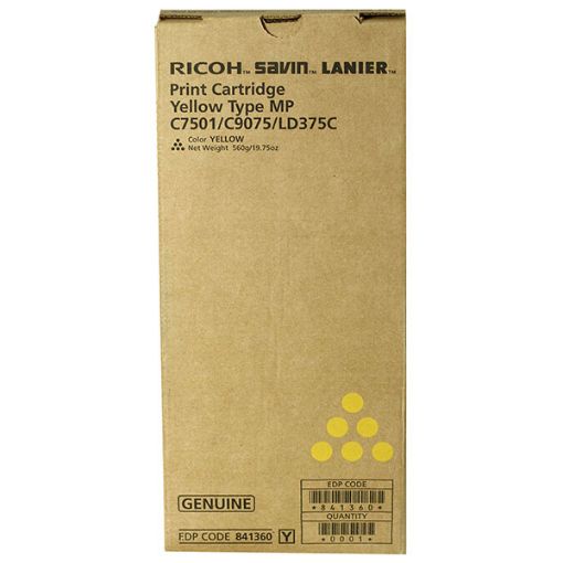 Picture of Ricoh 841360 Yellow Toner Cartridge