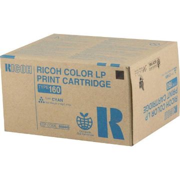 Picture of Ricoh 888445 (Type 160) Cyan Copier Toner